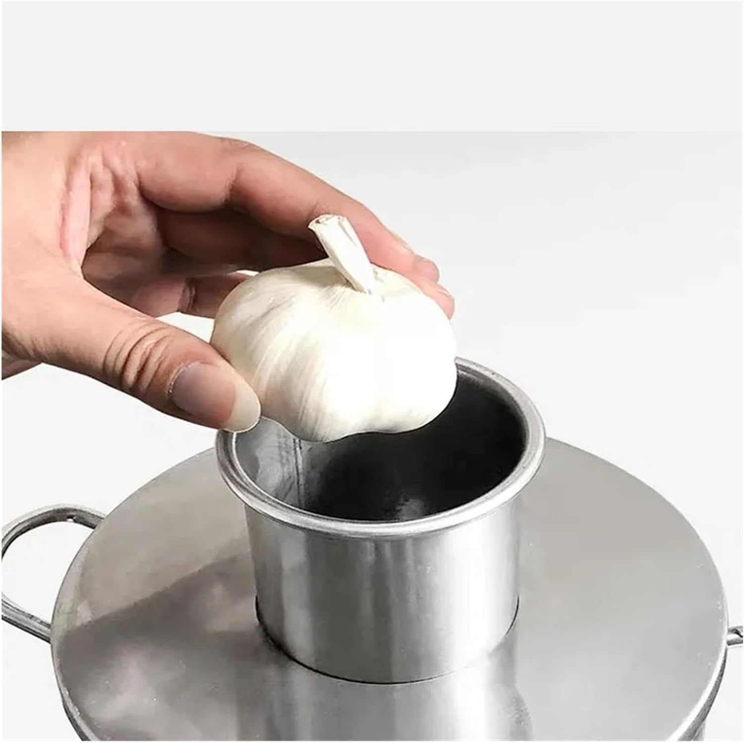 15KG/h Electric Garlic Peeling Machine Household Peeler Automatic Artifact Head Versatile Applications(A)