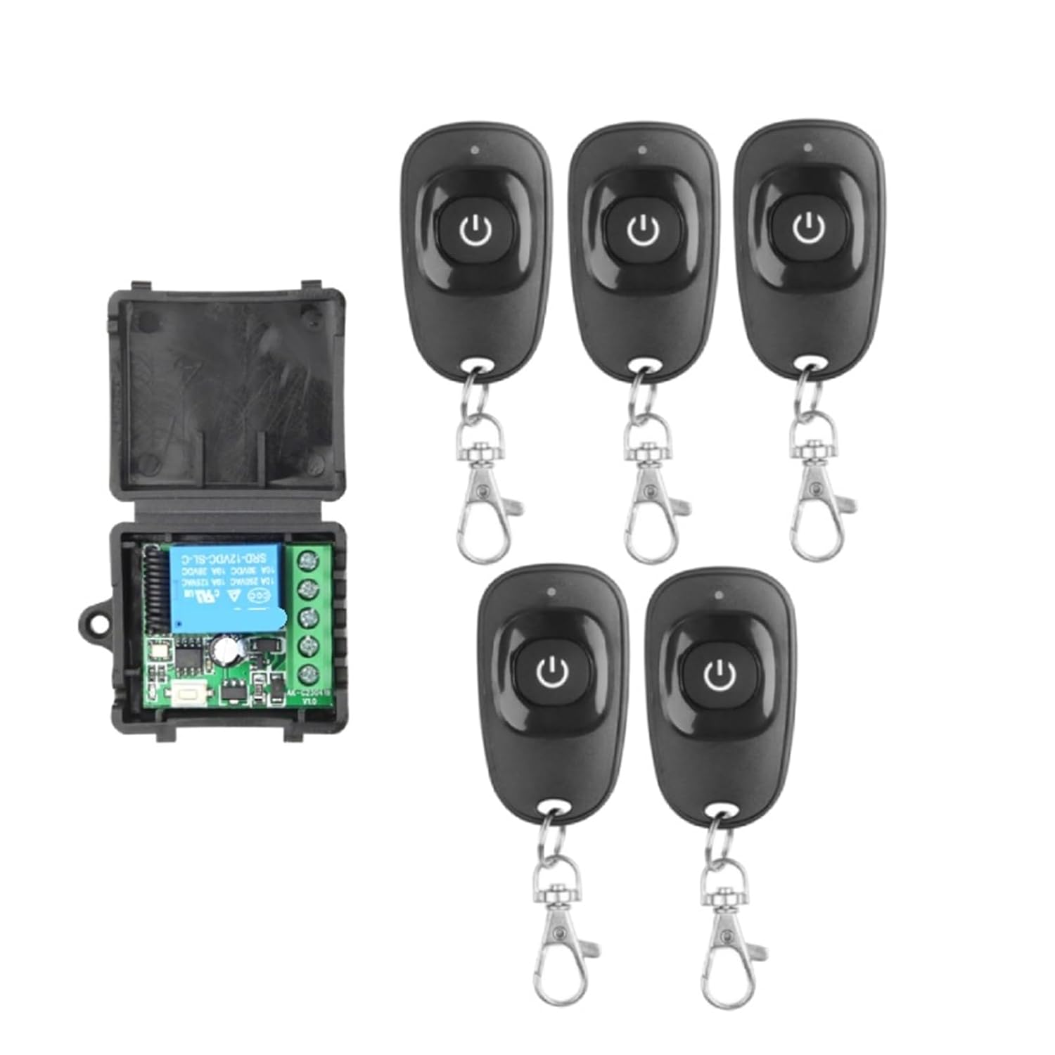 DC 12V 1CH Relay Module Receiver EV1527(4Remote 1 Receiver)