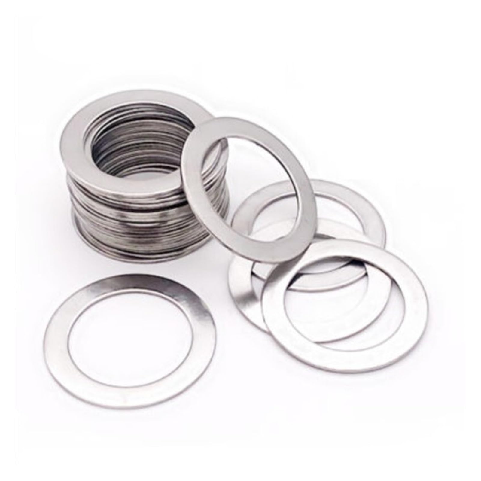 10 pièces M20 M22 M25 M28 M30 Acier Inoxydable Rondelle Plate Ultra-Mince Joint Mince Cale Épaisseur 0.1mm 0.2mm 0.3mm 0.5mm 1mm(Thickness 0.1mm,M28x40)