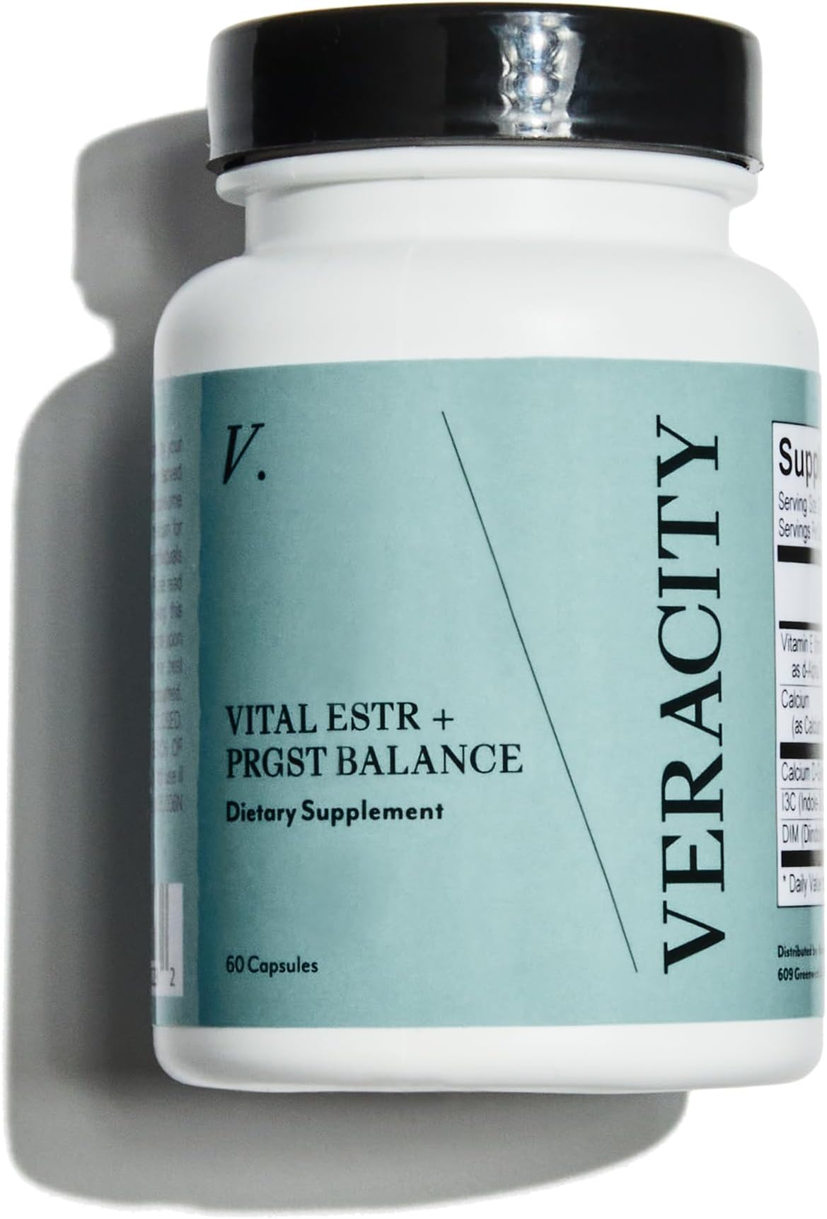Veracity DIM Detox Supplement, Estrogen + Progesterone Supplements, Women Hormone Balance, Gluten Free Supplements for Skin Care, Metabolism, Immune Health, Clear Skin, Bloating, Antioxidant, 60 Caps