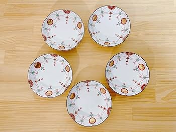 2513 希少　有田焼 其泉窯 角二段重 錦日輪赤玉瓔珞文　未使用 Amazon | 有田焼 其泉窯 角二段重 錦日輪赤玉瓔珞文 小皿 錦日輪