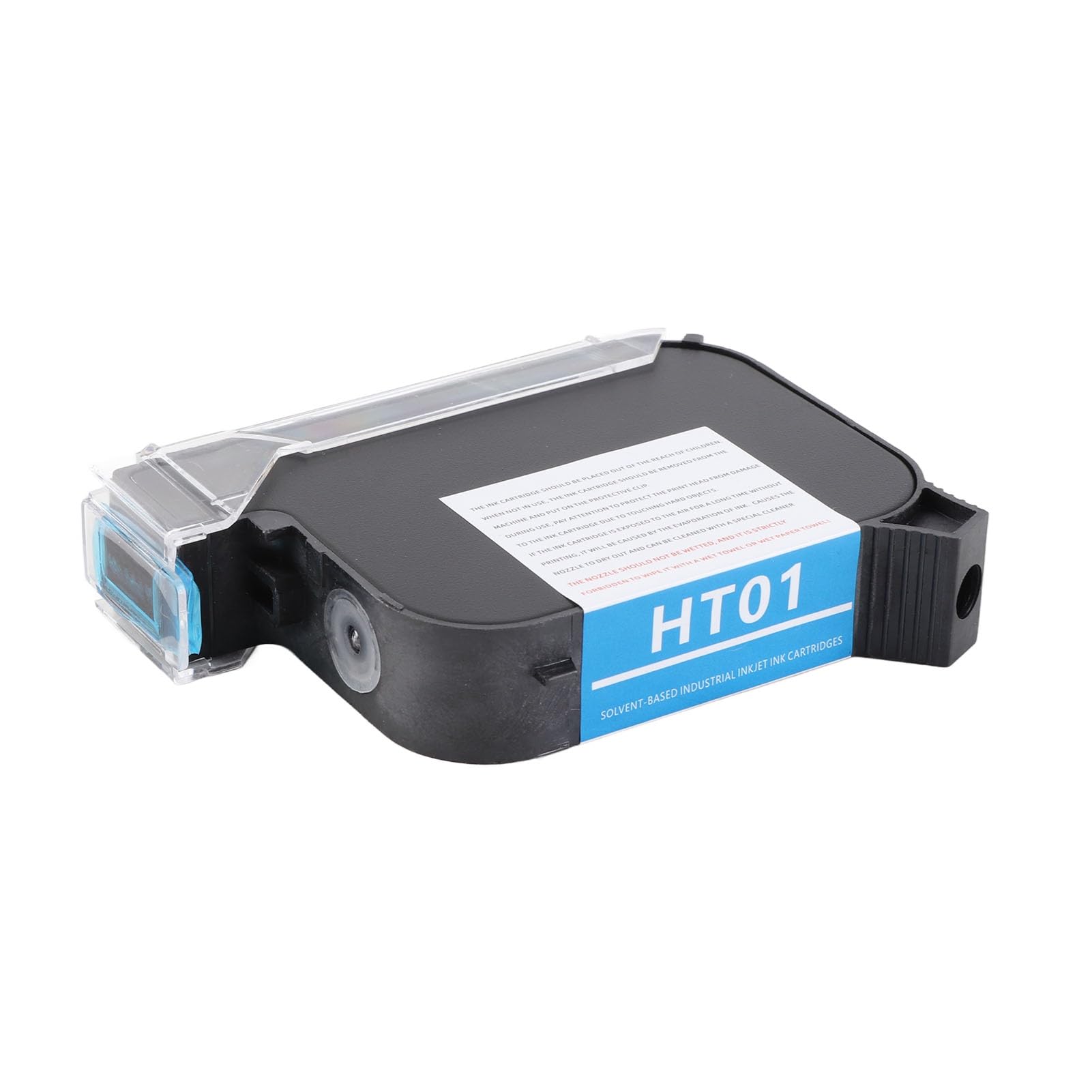 Jiawu Handheld -Drucker -Tinte Rapid Trocknen 42 Ml Kapazität für den Ersatz für den Industriellen Klassendrucker, Geeignet für Holzmetallleder Geeignet (Black)