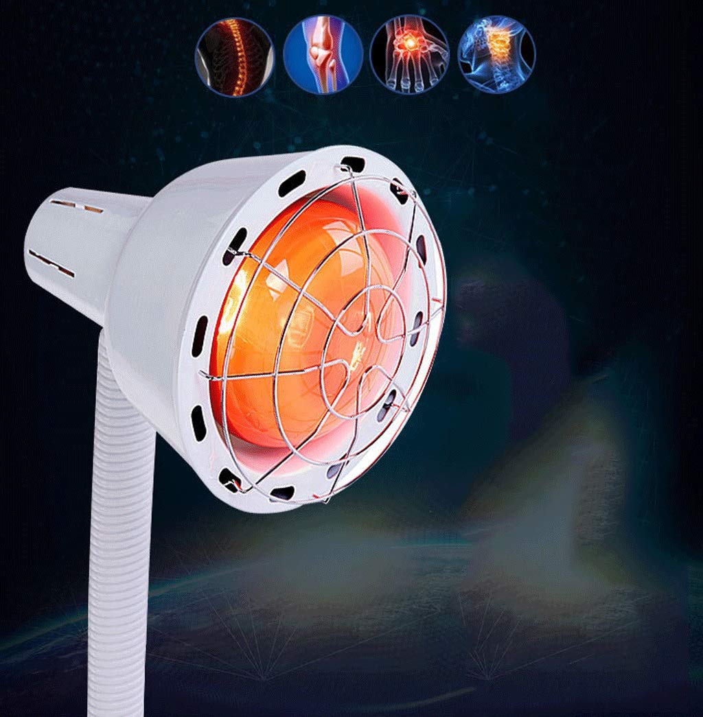 Luce della lampada, lampada da terra a infrarossi, lampada per fisioterapia a infrarossi, temporizzazione della luce rossa, telecomando, regolazione regolare della temperatura, lampada da forno per