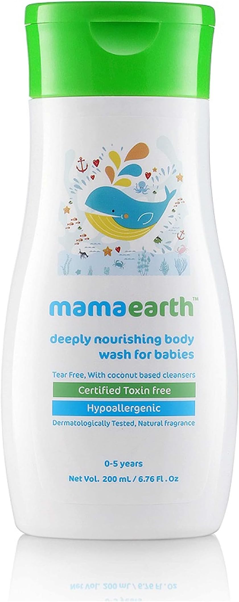 Mamaearth Deeply Nourishing Body Wash For Babies, 200ml Tear Free