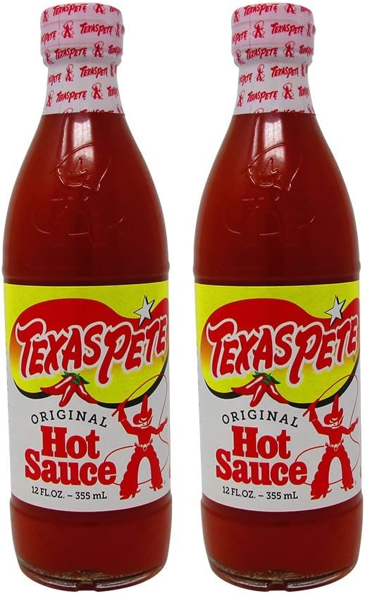 Bundle-2 Items :Texas Pete Hot Sauce 340g-imported from America (2 Pack)