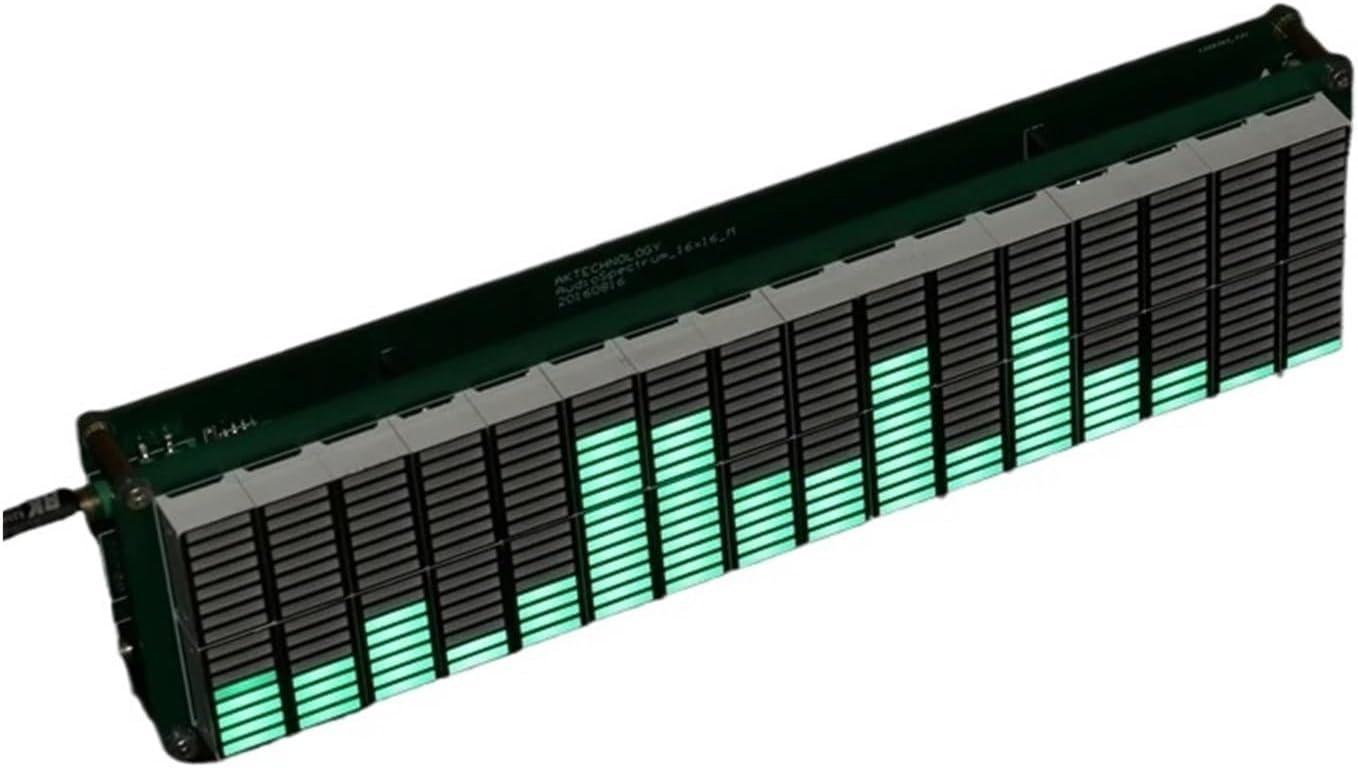 LINK1 AK1616 16 Level LED Indicator Audio Music Spectrum VU Meter Stereo Amplifier Board Adjustable Light Speed Board