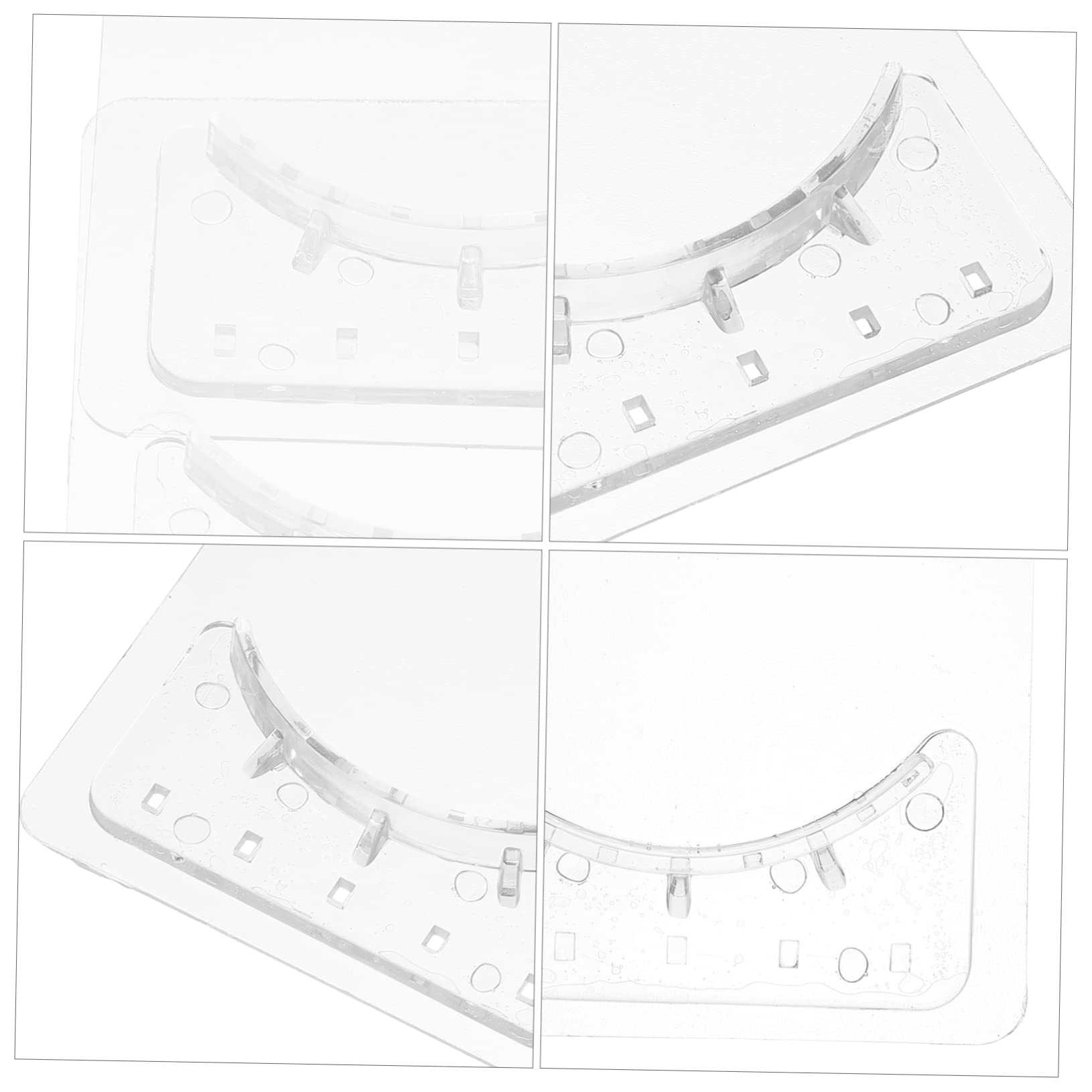 Hemobllo 18paires Support De Tringle à Rideaux Autocollant Sans Perçage Lot De Supports Muraux Pour Rideaux De Et Serviettes Transparent Pratique Et Facile à Installer
