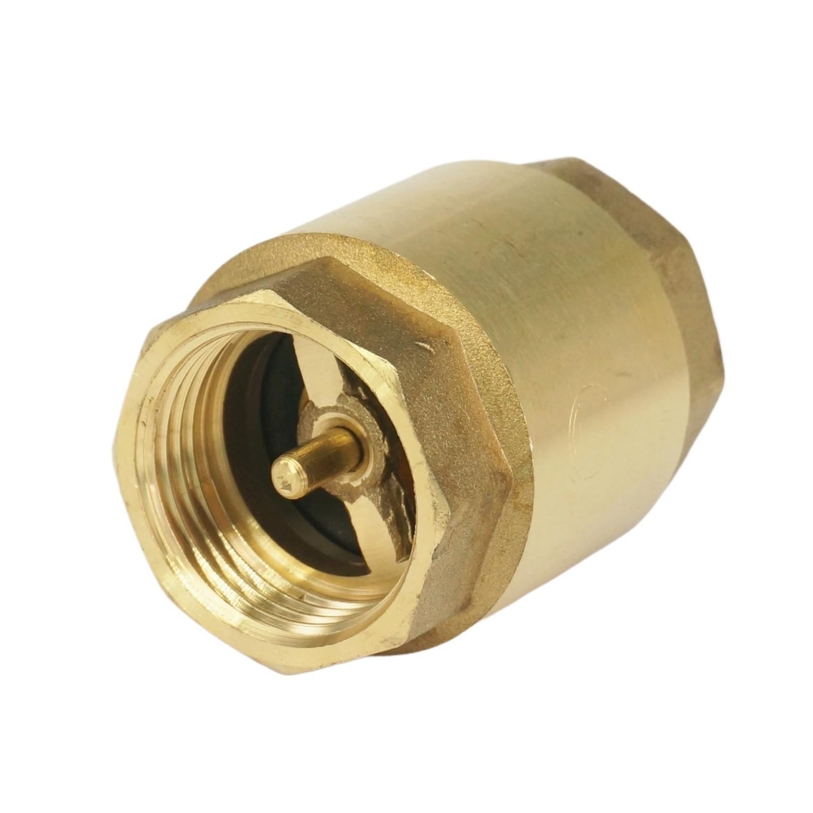 Valvola di non ritorno a 1 via a molla in ottone da 1/2" 3/4" 1-1/4" 1-1/2" 2" valvola di ritegno a 1 via