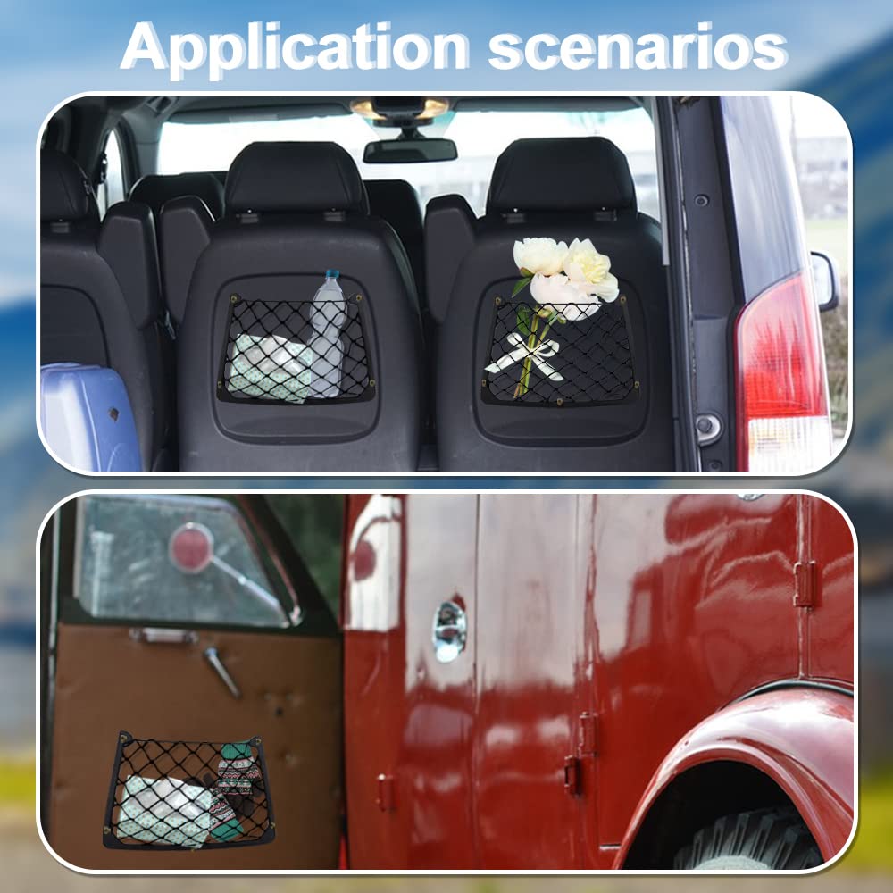 Organizzatore Auto Con Cinghie Elastiche - Per Mantenere Ordine In Auto O Camper - Foto 11