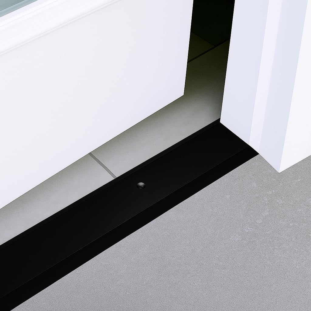 2 1/2" Wide Flat Aluminum Threshold 1/4" High Made in USA by Randall Part Number A-70-M (3 FT Long Black)