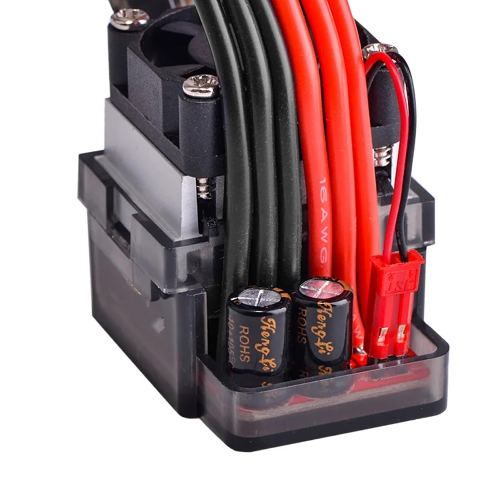Per 7.2-16V Spazzolato Alta Tensione ESC 320A Regolatore Velocità Ventola RC Auto Modello Camion Accessorio Modificato Ricambio Fuoristrada Veicoli ESC RC