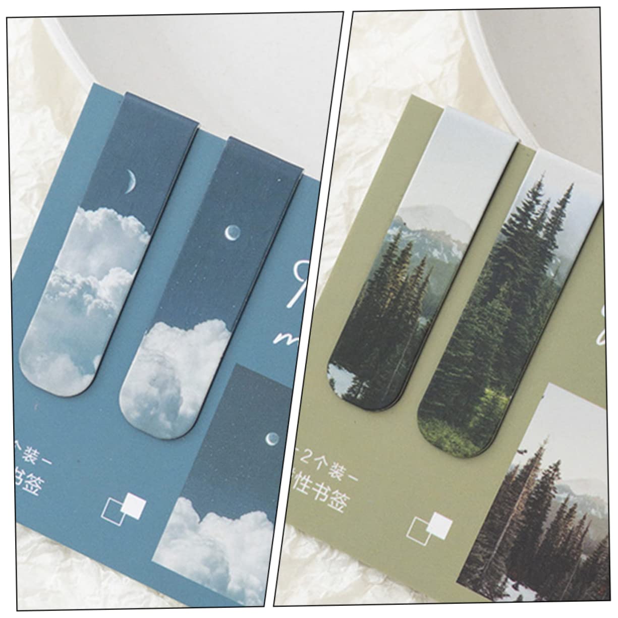Marcador Magnético De Paisaje Marcapáginas Marcadores De Libros Bookmark Imán Pluma Magnética Pegatina Marcador De Página Clips De Página De Libro Magnético 8 Piezas X 4
