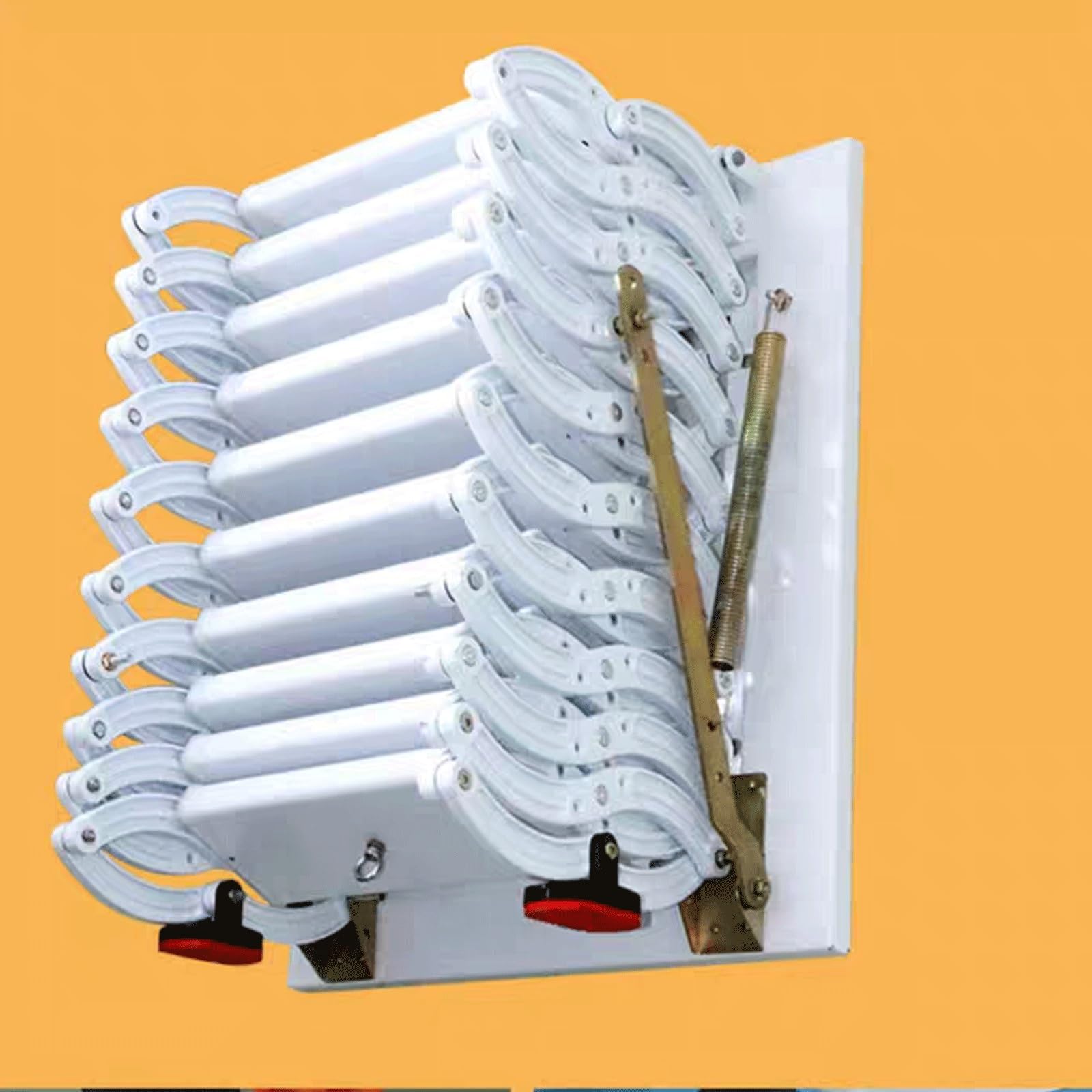 Escalera Loft Manual Montaje en Pared Techo Plegable