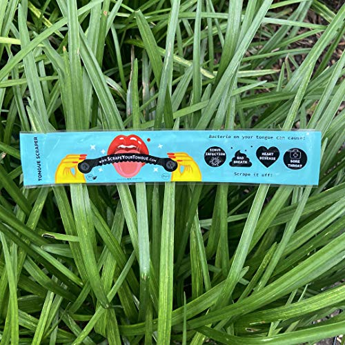 Scrapeyourtongue - #1 Daily Tongue Scraper For Oral Health. 100% Recyclable, Bpa Free, And Gag Proof Tongue Cleaner #TOP2