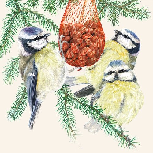 Ambiente Paper Napkins Lunch/Party/ca. 33x33cm Dinner Time - Christmas - Ideal As A Gift And Decoration, Multicoloured