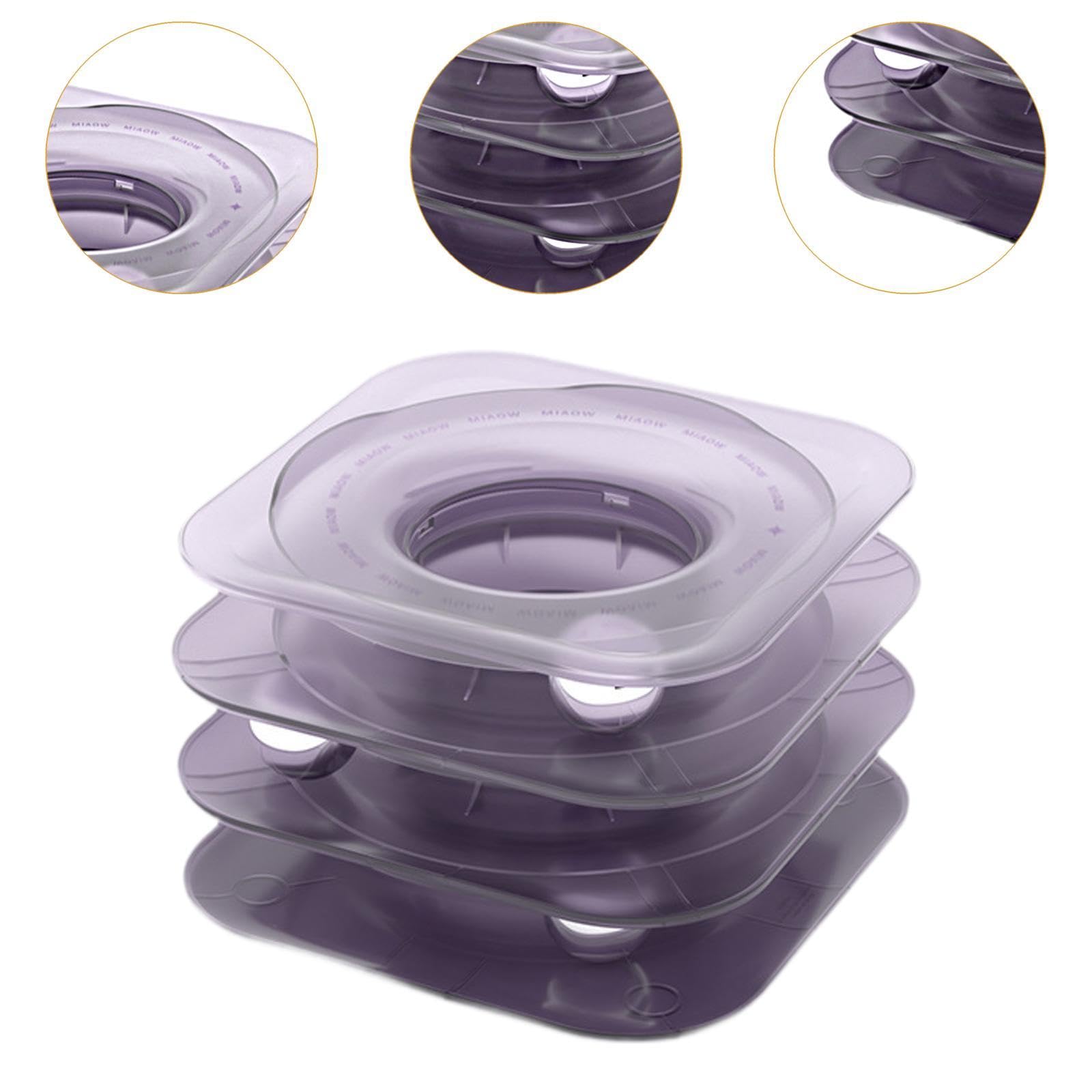Juguetes de Pelotas para Gatos, Juguetes de Pelotas Rodantes para Gatos, Juguetes Interactivos Divertidos para Gatos, Juguetes de Juguete para Gatitos, Violeta