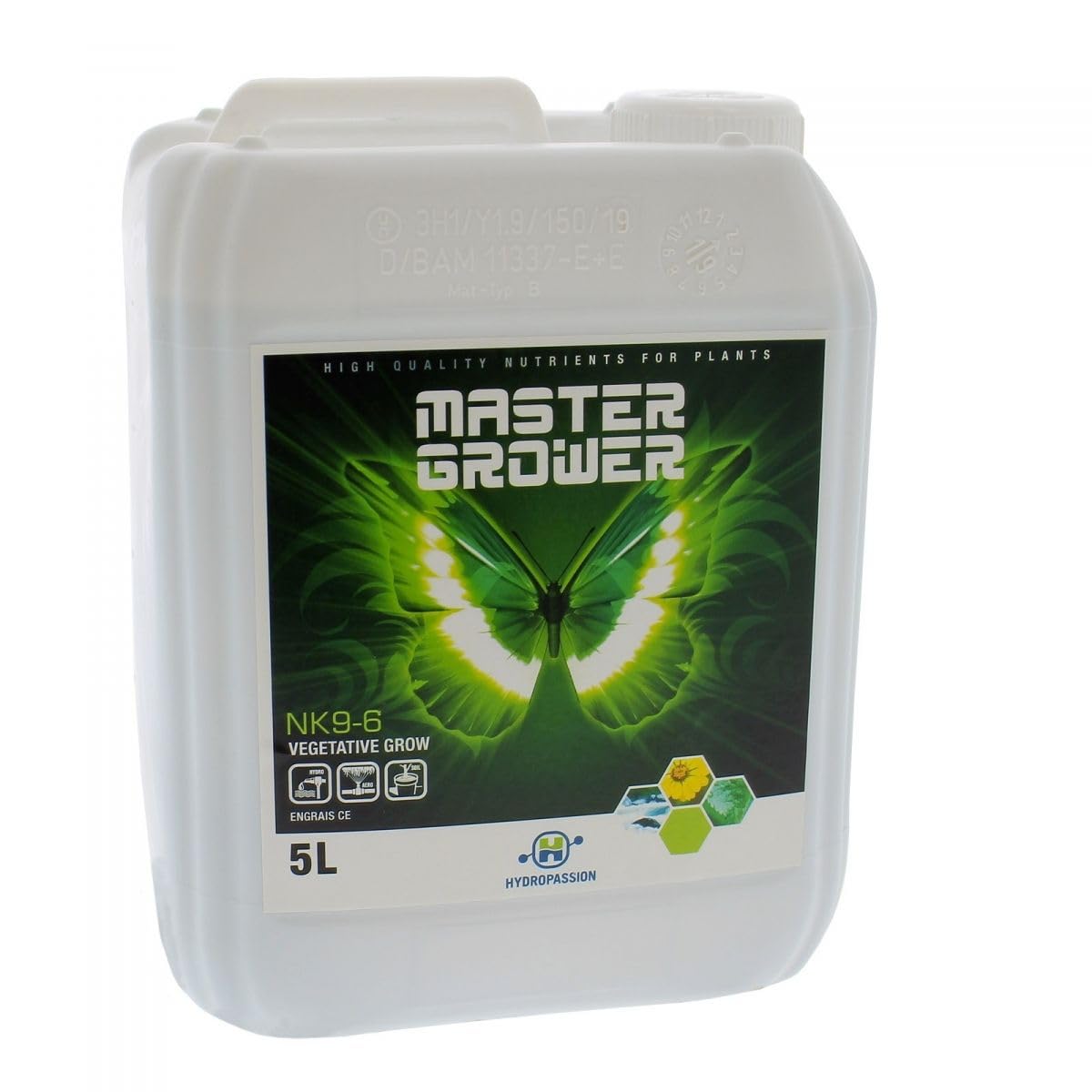 Engrais Croissance Organo-Minéral Vegetative Grow Master Grower 5 L – NPK 9-0-6