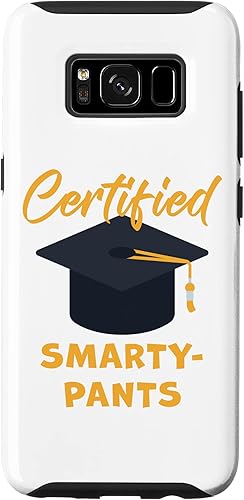 Galaxy S8 Certified Smarty-Pants - Estuche de graduación para estudiantes y profesores