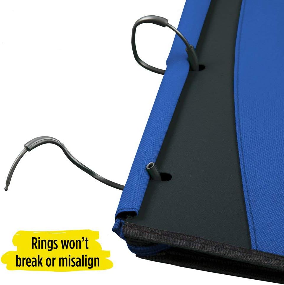 Five Star Flex Hybrid NoteBinder, 1 Inch Ring Binder, Notebook and Binder All-in-One, Cobalt (73418)