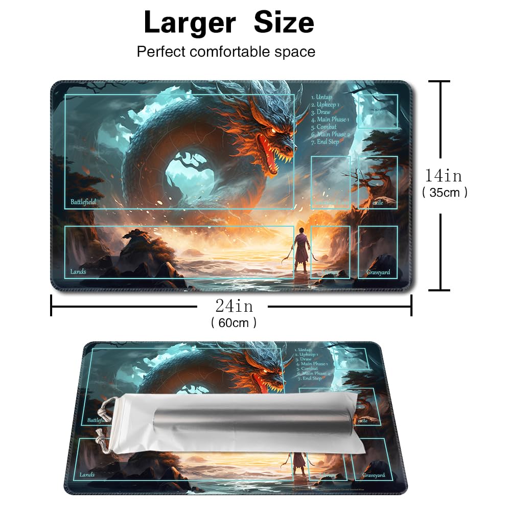 TCGMAT MTG Playmat - Non-Slip Backing Printing, Ideal For Card Game Enthusiasts