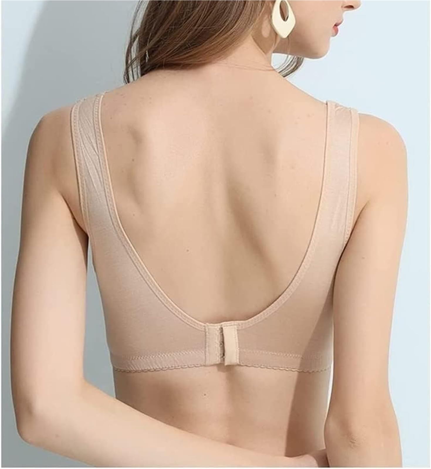 Sujetador Deportivo Mujer Sujetador Sin Aros For Mujer, Con Tirantes De Encaje, Suave, Transpirable, Cómodo Y Ajustable Sujetador Gimnasio(XL)