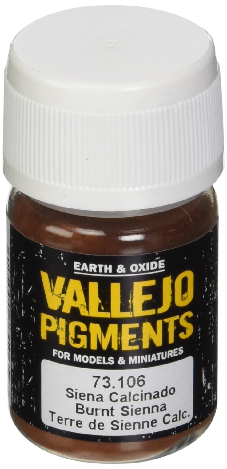 Vallejo30 ml Pigments - Burnt Sienna, Brown