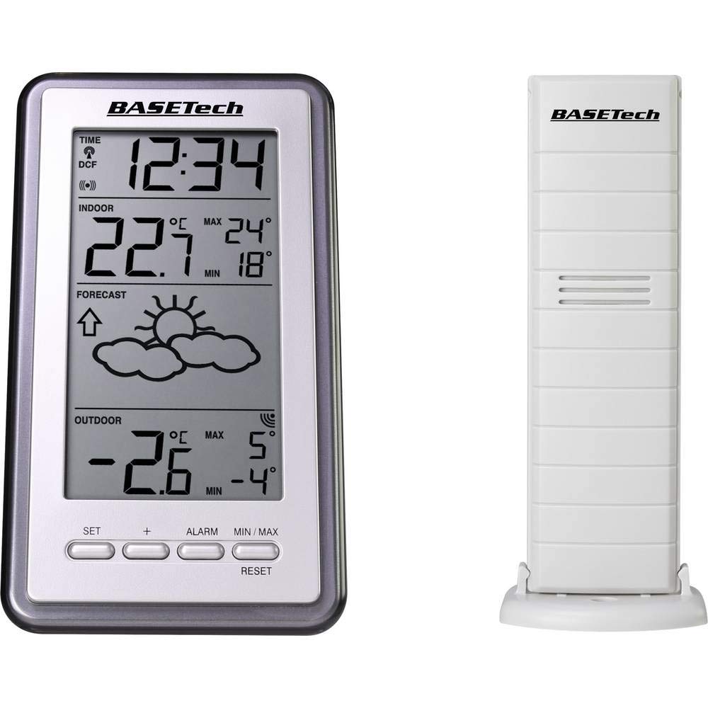 Basetech WS-9130-IT Funk-Wetterstation Vorhersage für 1 Tag