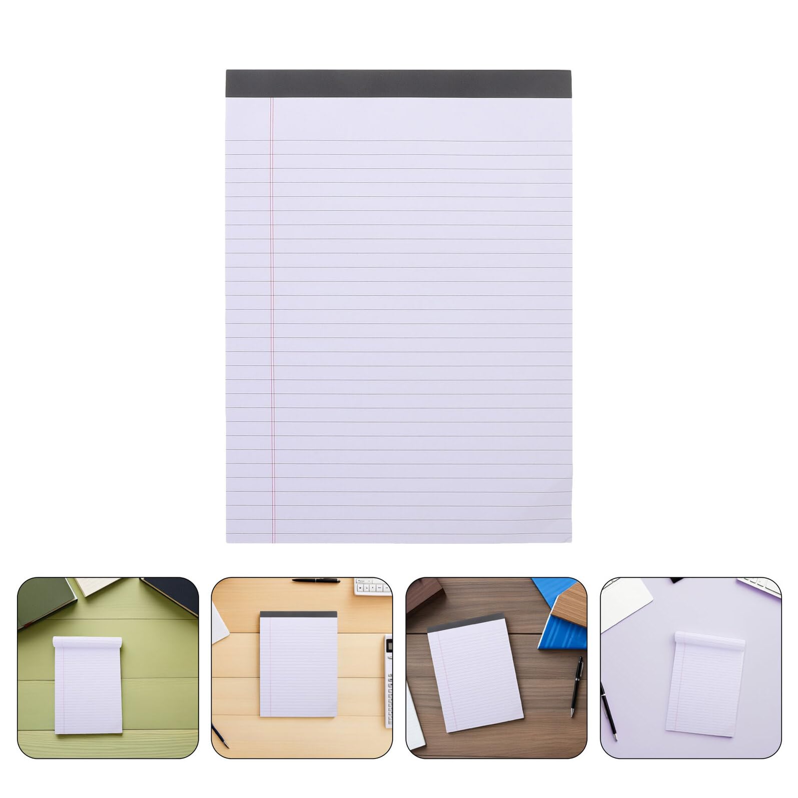 Healeved Blocchi per Appunti Legali a Righe Strappabili A5 Set da 8 Blocchi Note da 400 Fogli Carta da Scrivere Professionale per Avvocati e Uso Ufficio Portatile