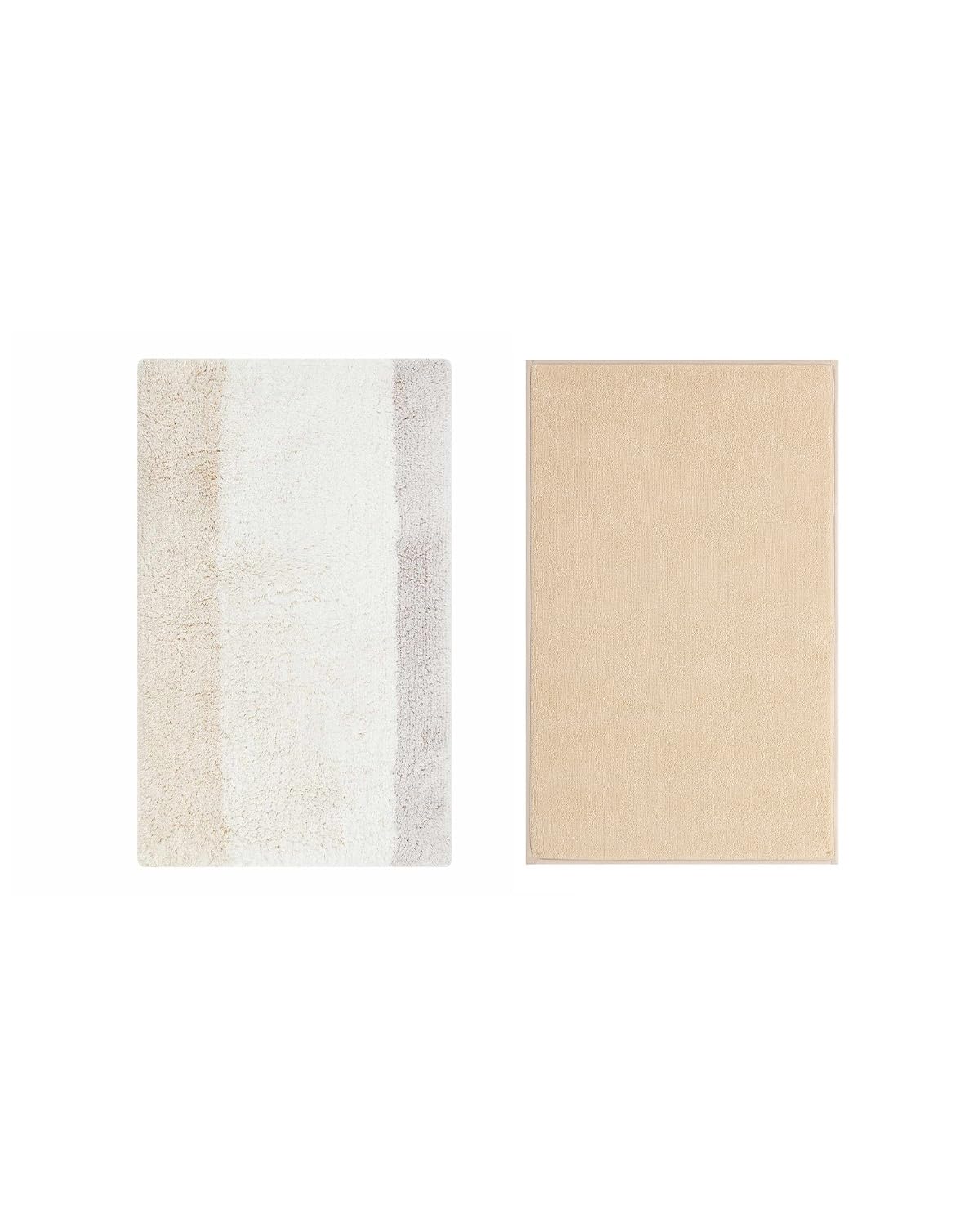 House of Noa The Riley Swan 21x34 Bath Mat 19 5x32 5 Liner Set Plush Cotton Non Slip
