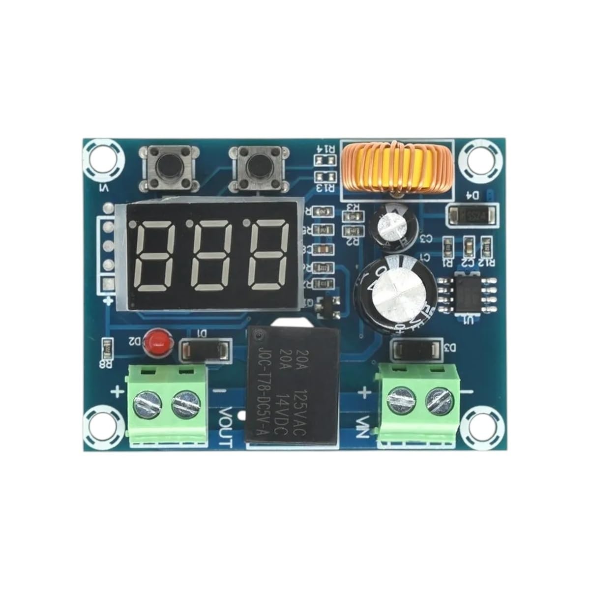 XH - M609 Low Voltage Disconnect Switch Cut Off 12V 24V 36V Digital LED Display Over - Discharge Protect for 12-36V Lithium Battery
