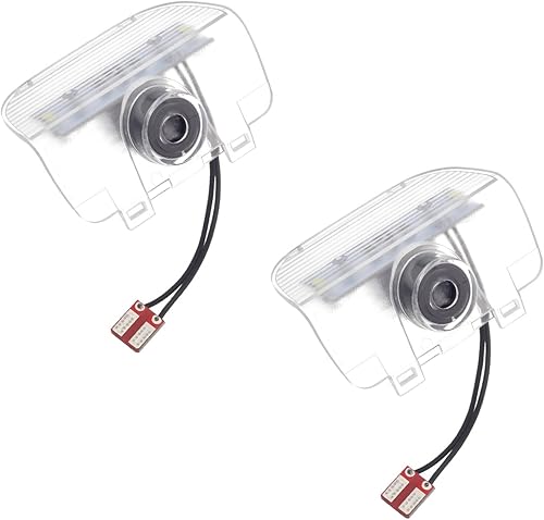 Proyector LED con logotipo para puerta de automóvil que no se decolora, lámpara de bienvenida, kit de luces de charco compatible con accesorios