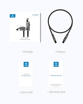 Amazon.com: CAT8 Ethernet Cable, Hagibis 360° LAN Network