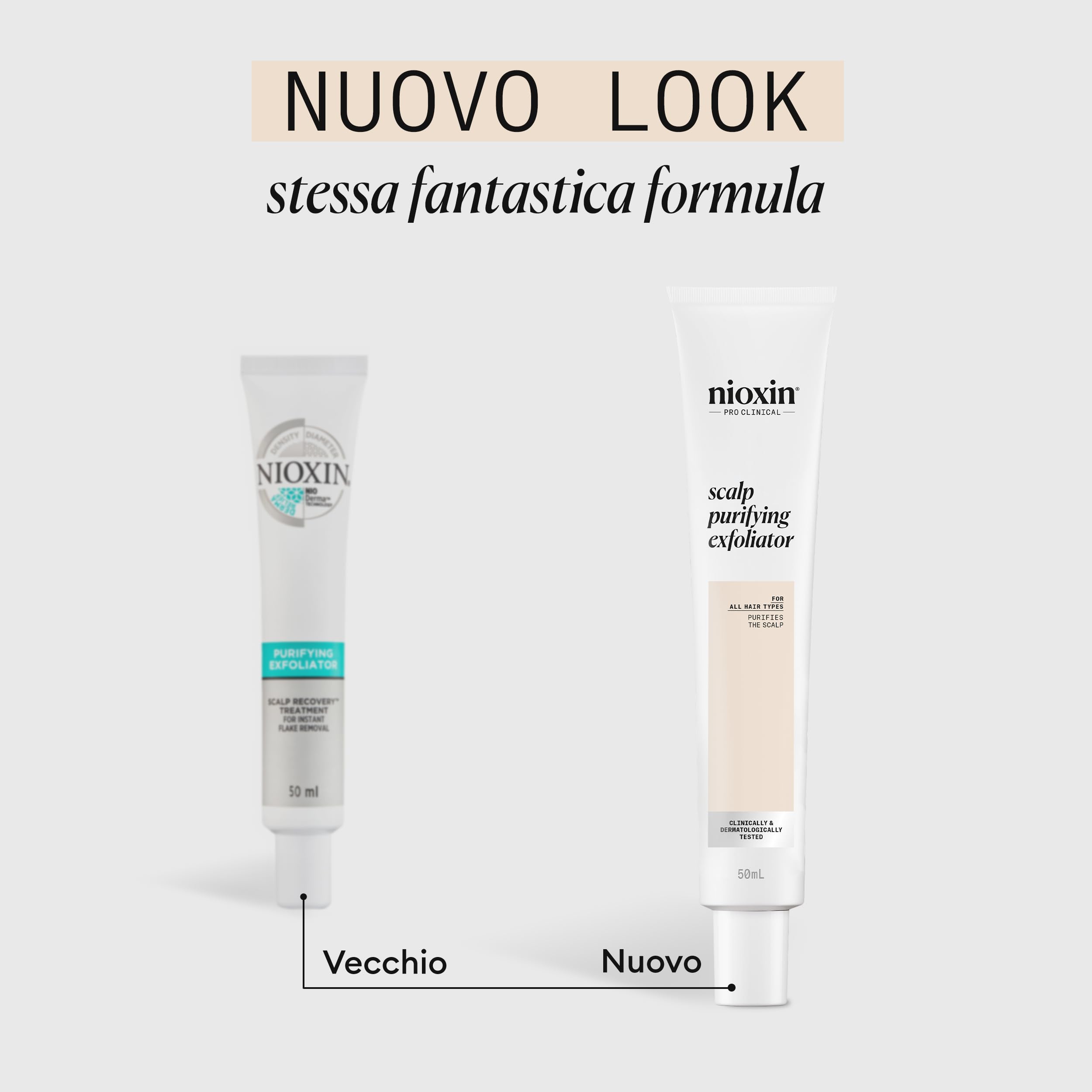 Nioxin Scalp Purifying Exfoliator - Trattamento Antiforfora Esfoliante per il Cuoio Capelluto - con Burro di Karité e Olio di Menta Piperita (50ml)