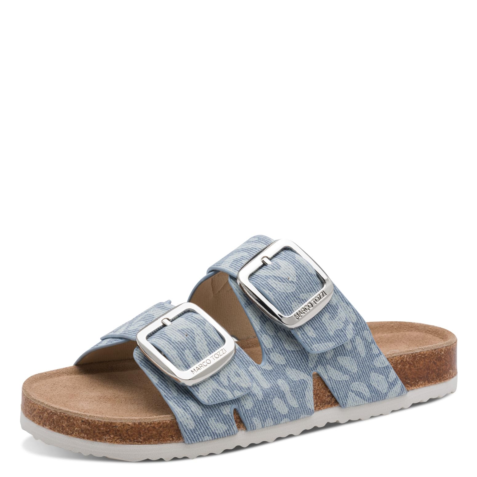 Marco Tozzi Women's Sandal Leather Insole Summery, Blue (Leo LT.Blue), 6 UK
