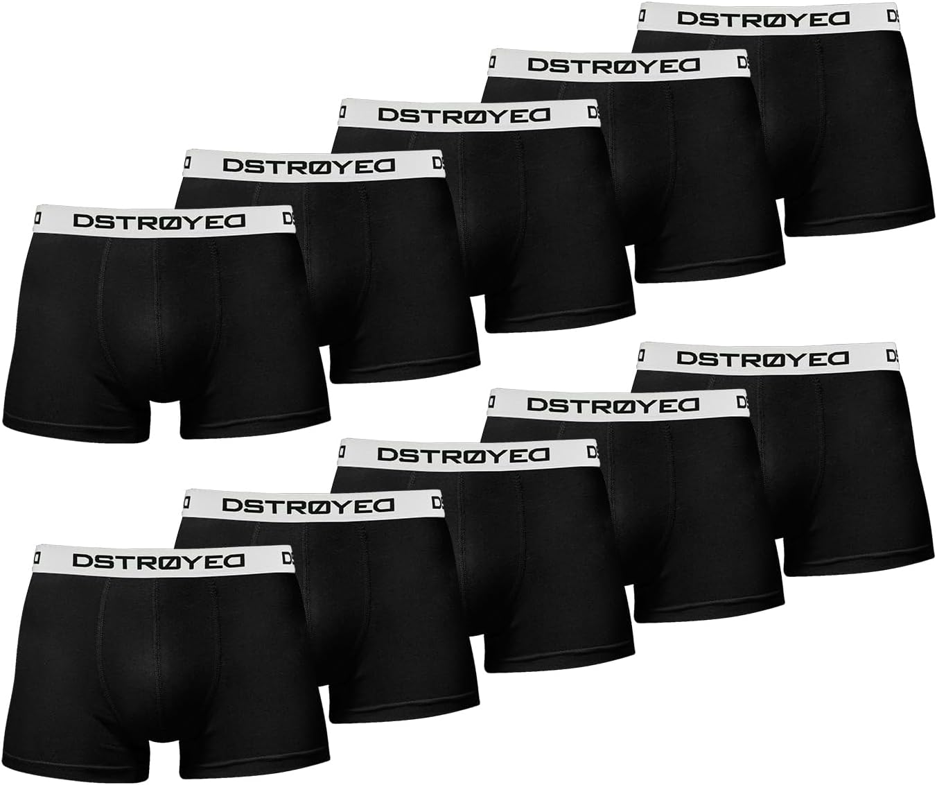 DSTROYED ® Boxershorts Herren 10-er / 12-er / 15-er / 8-er Pack S-5XL Unterhosen Männer Unterwäsche Men