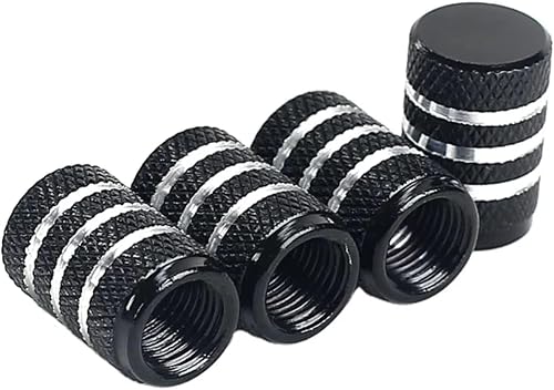 Car Tyre Valve Stem Caps G0031, Black