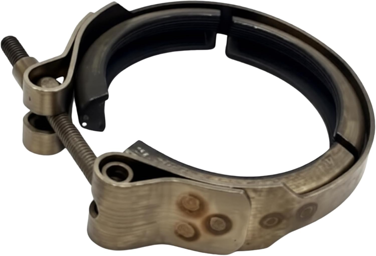 Profleet V-Band Exhaust Clamp, Premium Steel Turbocharger Mounting Band for Det Diesel Engines of Freightlner Cascdia Westrn Str Heavy Duty Trucks, Replaces 4946823