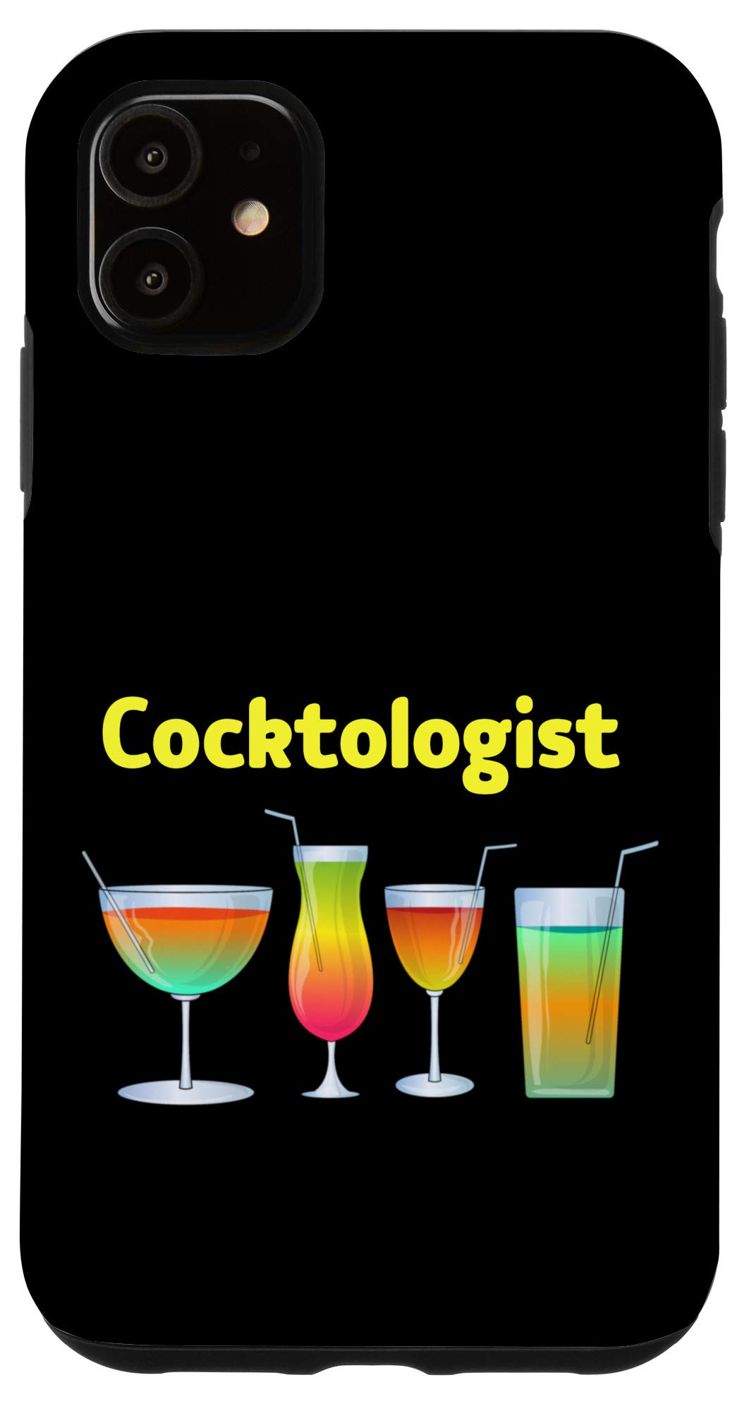 Amazon.com: iPhone 11 Cocktologist Funny Creative Cocktail Inventor  Bartender Joke Case : Cell Phones & Accessories
