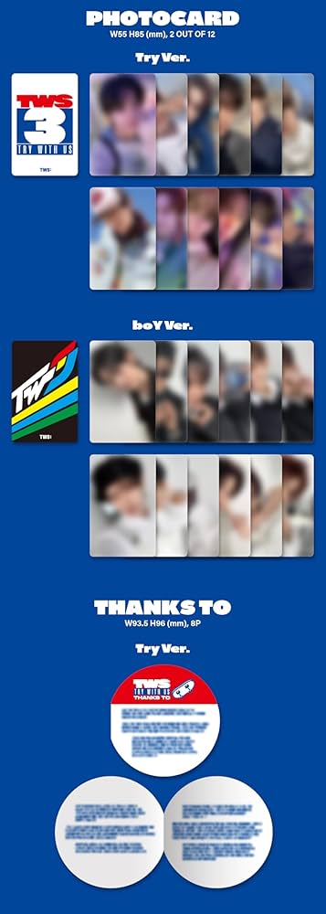 Amazon.co.jp: TWS TRY WITH US 3rd Mini Album with Tracking Sealed Amazon.co.jp: TWS TRY WITH US 3rd Mini Album with Tracking Sealed