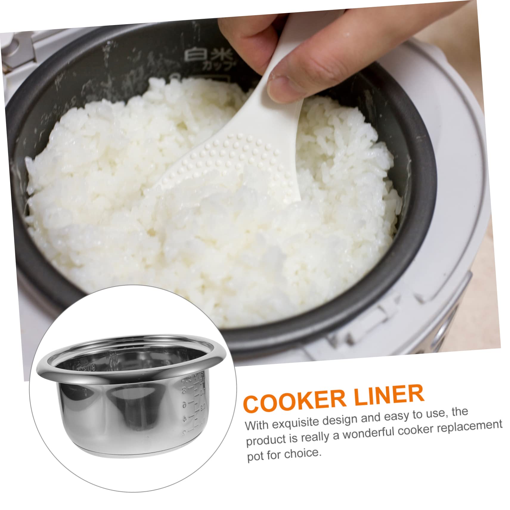 Marmite Intérieure Pour Cuiseur à Riz Bol Rond Pour Cuisson Accessoire De Cuisine Pour Maison