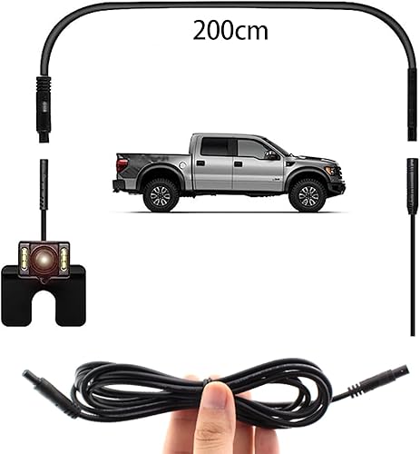 Miniatura 4 de Cable de extensión de 6.6 ft, 4 pines, 28 AWG, espejo retrovisor, cable de extensión de cable de cámara inversa para coche, camioneta, SUV,