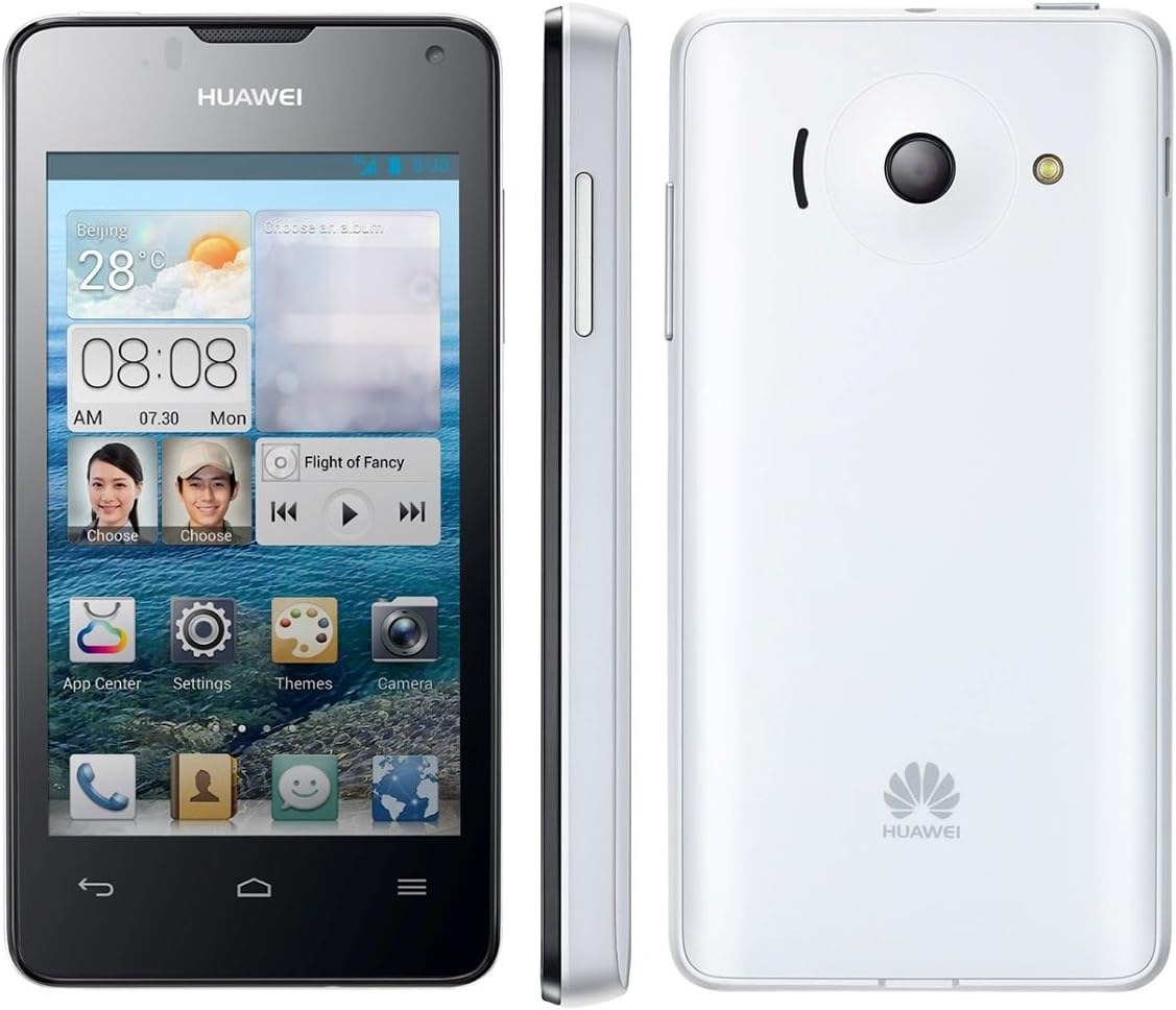 Huawei Ascend Y300-0151 4GB WiFi Android Touchscreen GSM Dual Core 3G Cell Phone - White