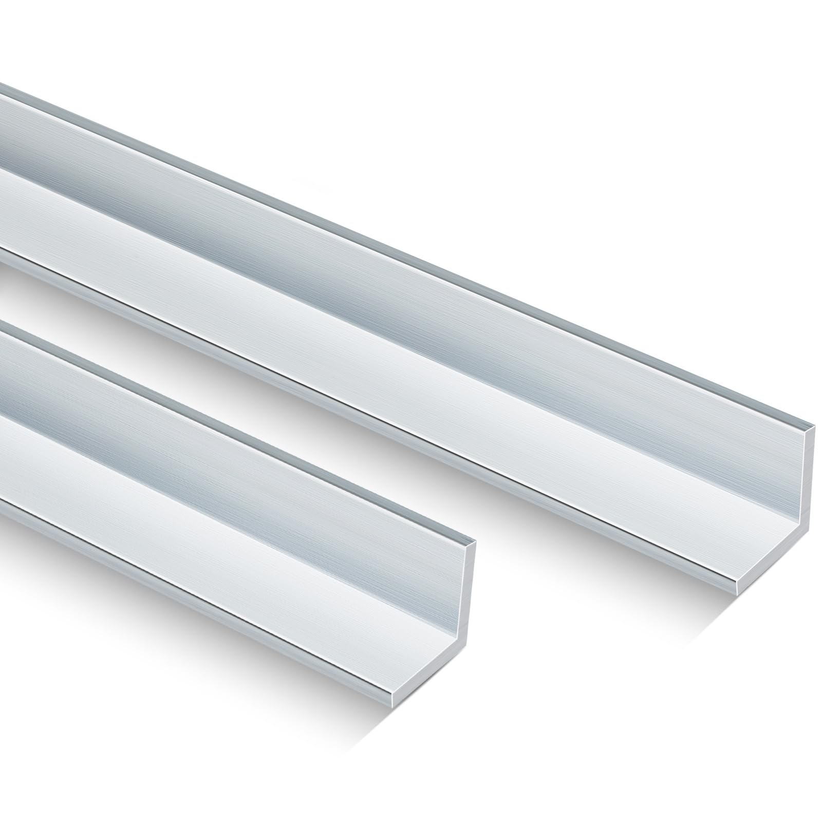 Aluminum Angle Stock - 2 Pieces, 12" Long -1