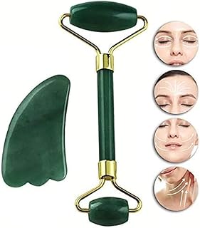 Jade Roller Face, Facial Massage and Beauty Tools, Anti-aging Treatment to Reduce Wrinkles and Fine Lines, the Best Gift for Mother's Day JoyBuySaudi