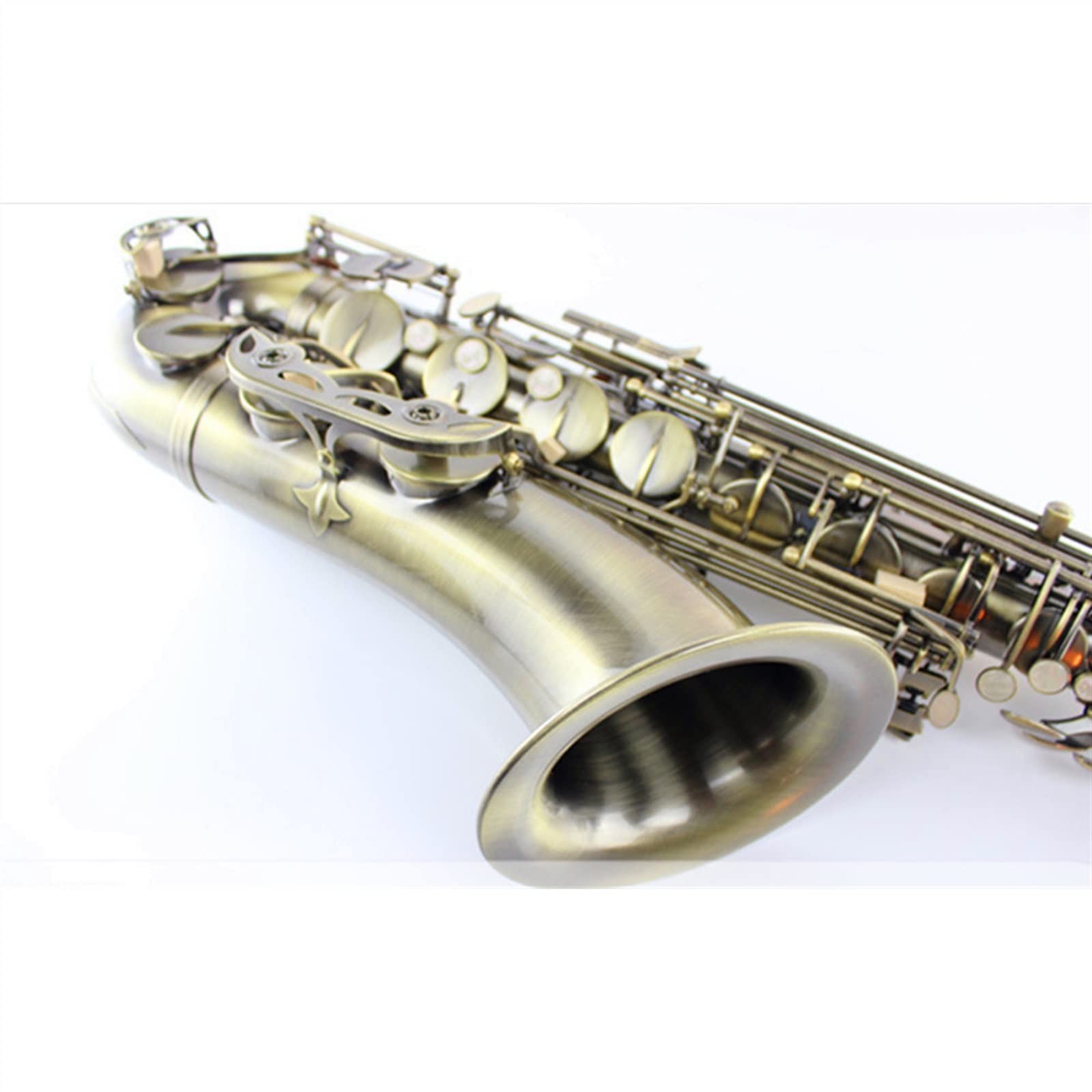 Saxofón Profesional Saxofón Tenor BB Superficie De Latón Instrumento De Viento De Madera Saxofón Instrumentos Musicales con Estuche