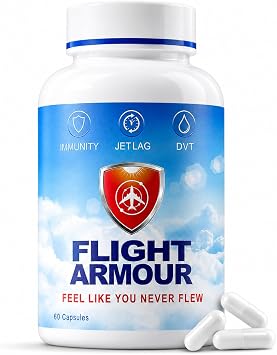 Jet Lag Remedy for Travel | Energy + Immunity + Swelling | Jetlag Relief Pills Based on Science No Homeopathic Maximize Vacation or Business Trip - Hailed As Long Airplane Flight Must Haves