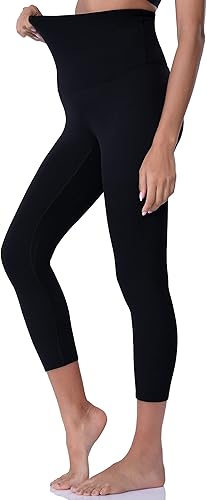 Miniatura 5 de POSHDIVAH - Leggings de maternidad para mujer para usar sobre el vientre, pantalones de yoga para embarazo, leggings para entrenamiento activo