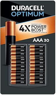 Duracell Optimum AAA Batteries with 4X Power Boost Ingredients, 30 Count