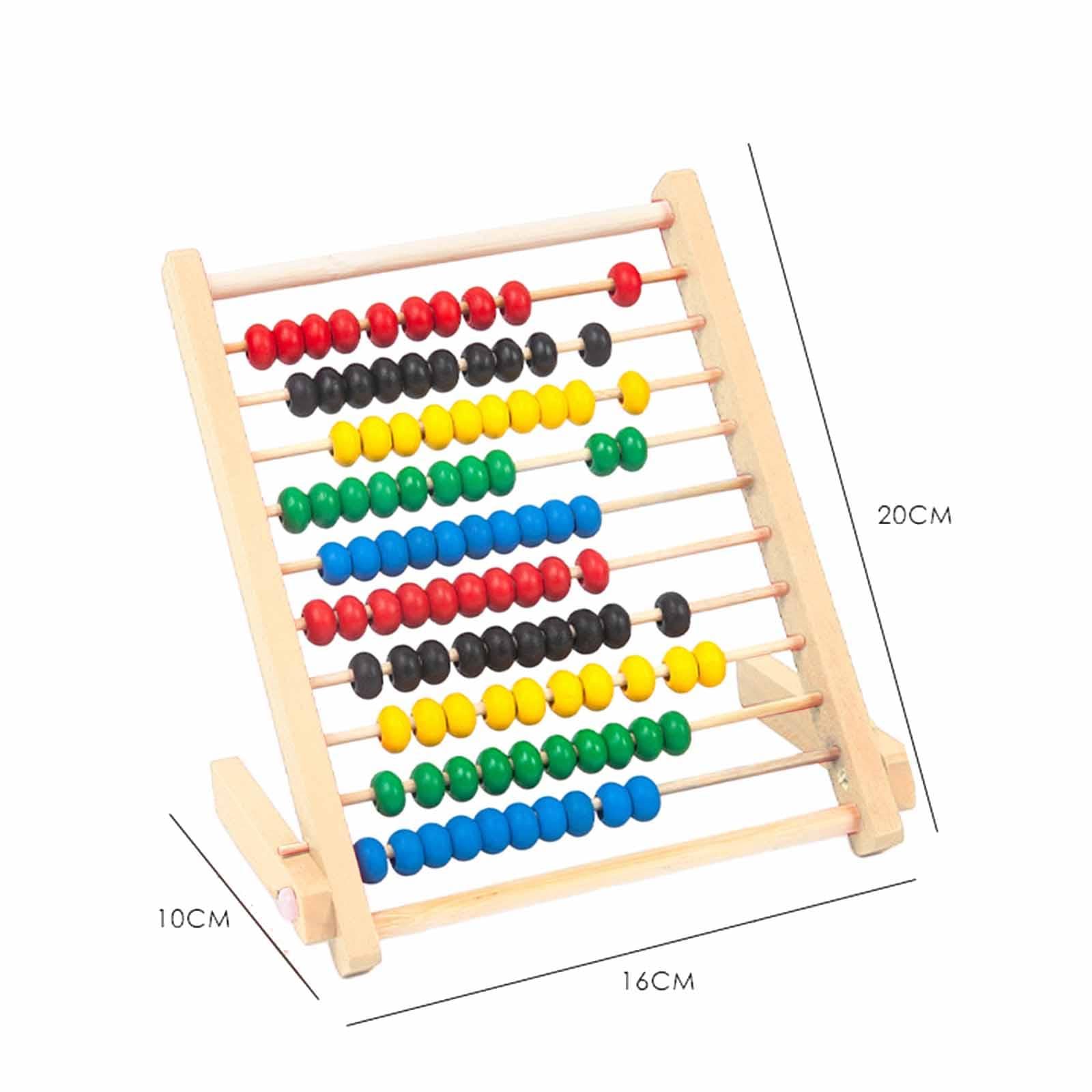 Juego de de Matemáticas para Niños Pequeños, Juguete Clásico de Madera para Aprender Matemáticas, Juguete Educativo para, de Made, Beige