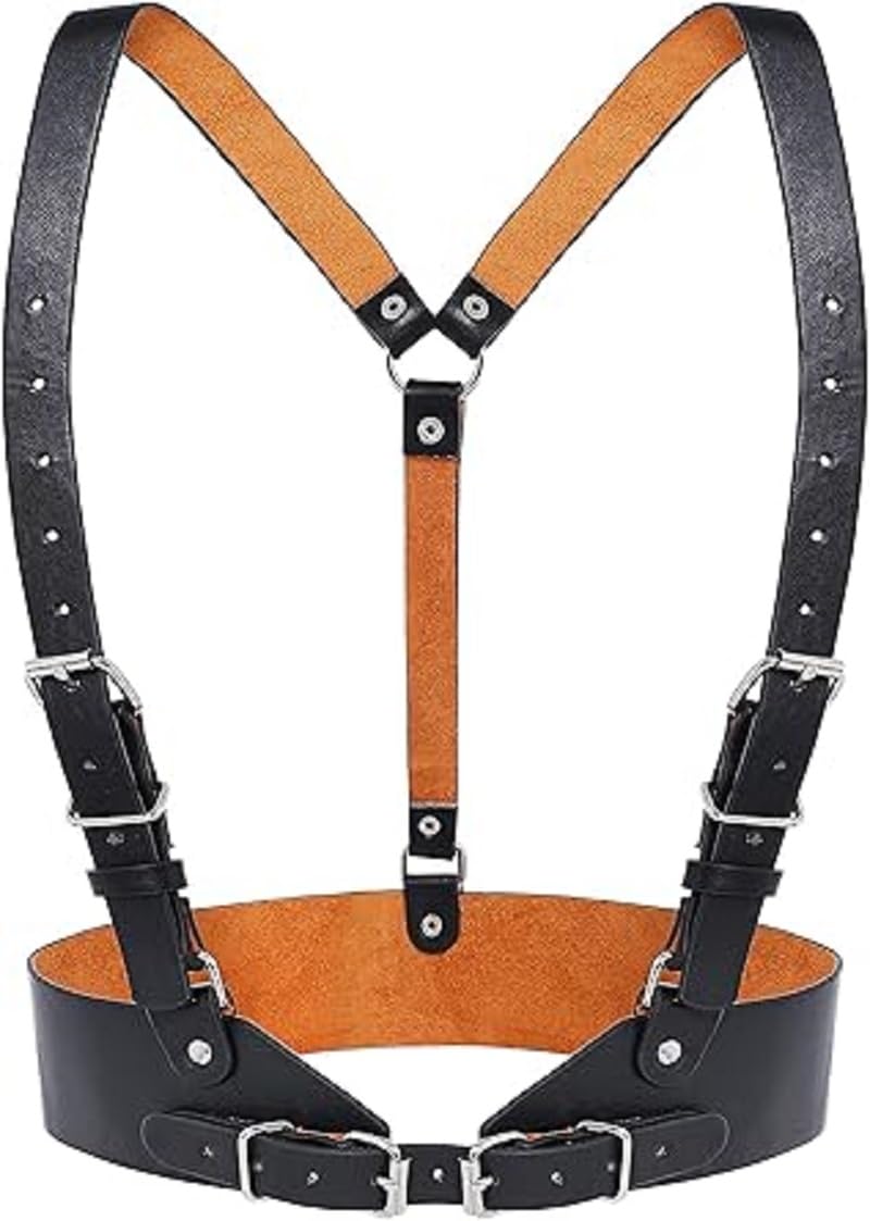 GenericPunk Suspenders and Harness Belt for Women - Steampunk Waist Belt